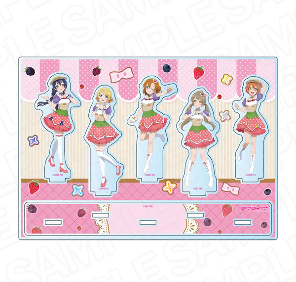 Contents Seed Love Live! Hologramm Acryl-Diorama A Cafe party ver. Bild 1