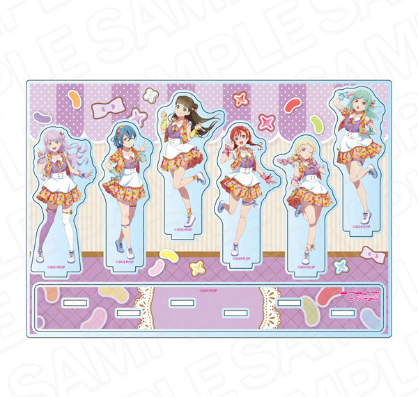 Contents Seed Love Live! Super Star!! ไดโอราม่าอะคริลิคโฮโลแกรม B Cafe party ver. รูปภาพ 1