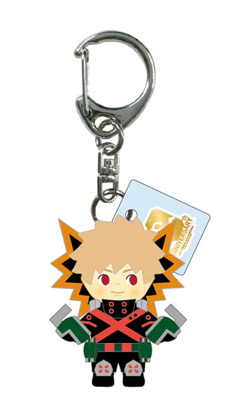 Toho My Hero Academia 10th Anniversary Costume Kewpie Keychain Katsuki Bakugo