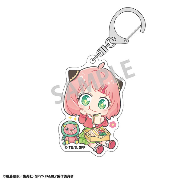 Kamio Japan TV Anime "Spy x Family" Acrylic Keychain Lunch Spring Ooting New Illustration