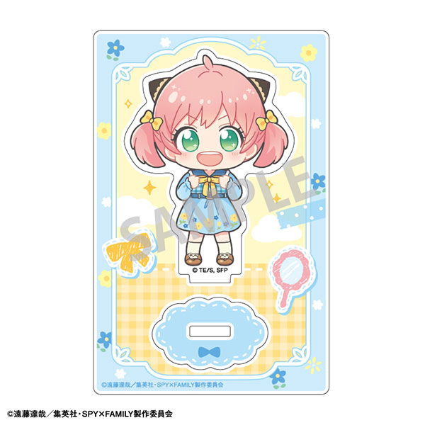 Kamio Japan TV Anime Spy x Family Mini Acrylic Stand Dress Up Spring Outing New Illustration