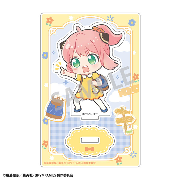 Kamio Japan TV Anime "Spy x Family" Mini Acrylic Stand Departure Spring Ooting New Illustration Bild 1
