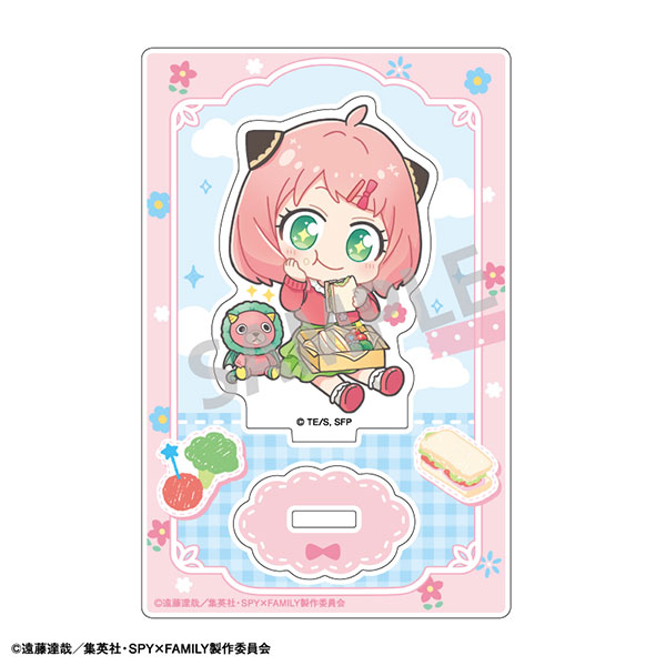 Kamio Japan TV Anime Spy x Family Mini Acrylic Stand Lunch Spring Outing New Illustration
