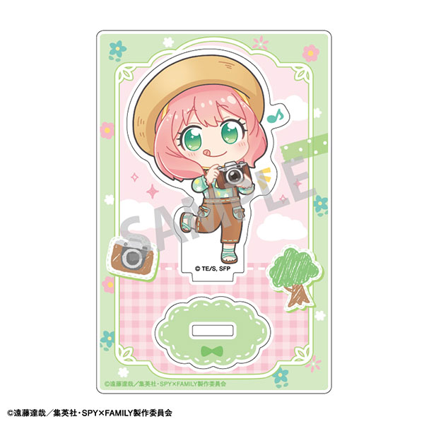 Kamio Japan TV Anime Spy x Family Mini Acrylic Stand Camera Spring Outing New Illustration