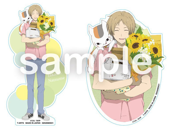 Takara Tomy A.R.T.S Natsume Yuujinchou Birthday Sticker Set Natsume / Nyanko Sensei