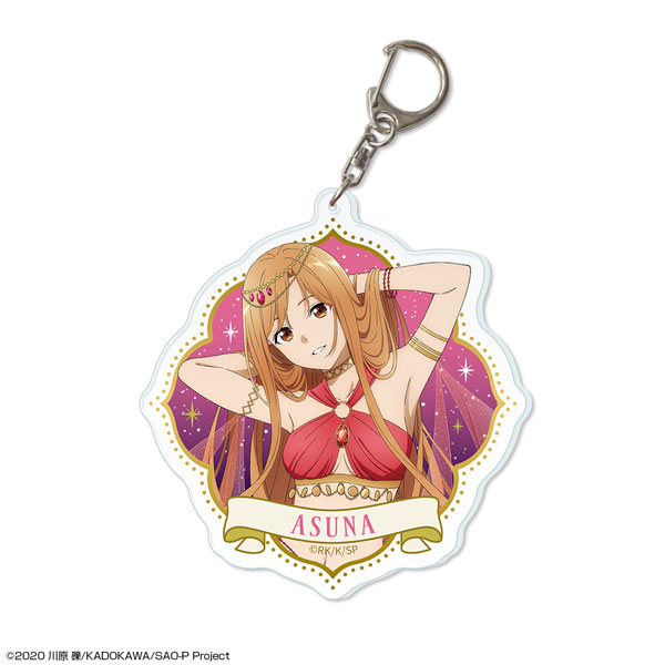 License Agent Sword Art Online Big Acrylic Keychain Design 01 (Asuna / Dancer ver.) [New Illustration]