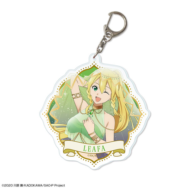 License Agent Sword Art Online Big Acrylic Keychain Design 02 (Leafa / Dancer ver.) [New Illustration] image 1