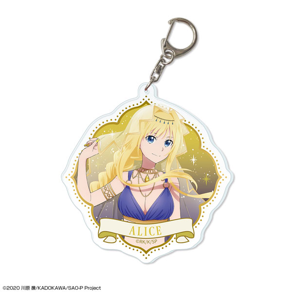 License Agent Sword Art Online Big Acrylic Keychain Design 05 (Alice / Dancer ver.) [New Illustration] image 1