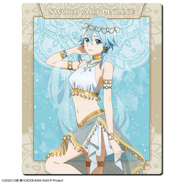 License Agent Sword Art Online Rubber Mouse Pad Design 03 (Sinon / Dancer ver.) [New Illustration]