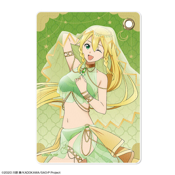 License Agent Sword Art Online Leather Pass Case Design 02 (Leafa / Dancer ver.) [New Illustration]