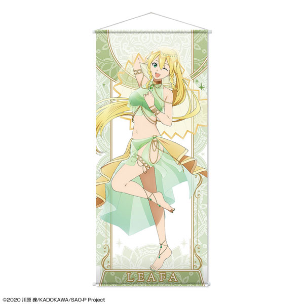 License Agent Sword Art Online Almost Life-size Wall Scroll Design 02 (Leafa / Dancer ver.) [New Illustration]