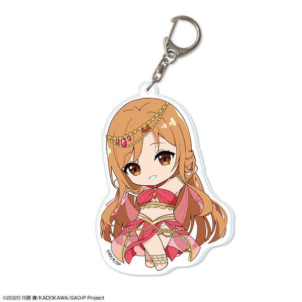License Agent Sword Art Online Big Acrylic Keychain Design 01 (Asuna / Chibi Chara Dancer ver.)