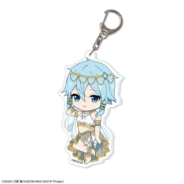 License Agent Sword Art Online Big Acrylic Keychain Design 03 (Sinon / Chibi Chara Dancer ver.)