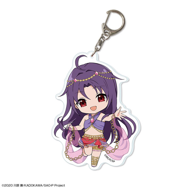 License Agent Sword Art Online Big Acrylic Keychain Design 04 (Yuuki / Chibi Chara Dancer ver.)