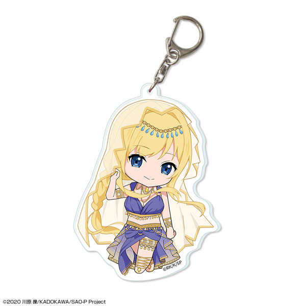 License Agent Sword Art Online Big Acrylic Keychain Design 05 (Alice / Chibi Chara Dancer ver.)