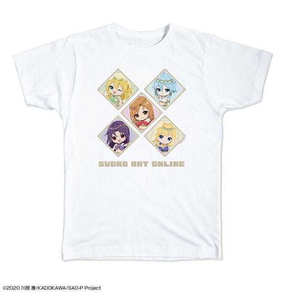 License Agent Sword Art Online T-shirt L Size (Group / Chibi Chara Dancer ver.)