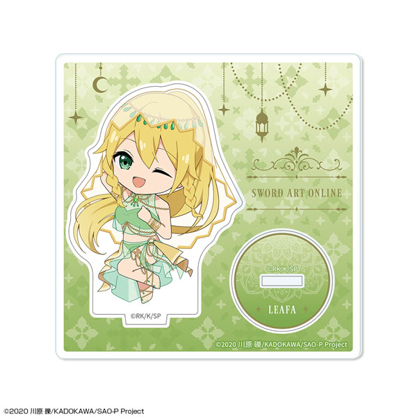 License Agent Sword Art Online Chibi Chara Acrylic Stand Design 02 (Leafa / Chibi Chara Dancer ver.) รูปภาพ 1