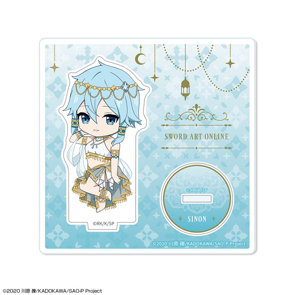 License Agent Sword Art Online Chibi Chara Acrylic Stand Design 03 (Sinon / Chibi Chara Dancer ver.)