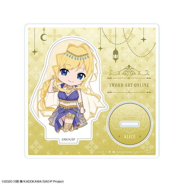 License Agent Sword Art Online Chibi Chara Acrylic Stand Design 05 (Alice / Chibi Chara Dancer ver.) image 1