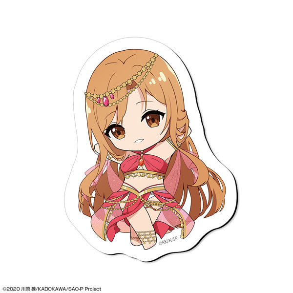 License Agent Sword Art Online Magnet Sheet Design 01 (Asuna / Chibi Chara Dancer ver.)