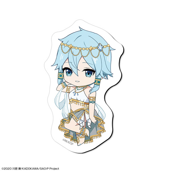 License Agent Sword Art Online Magnet Sheet Design 03 (Sinon / Chibi Chara Dancer ver.)