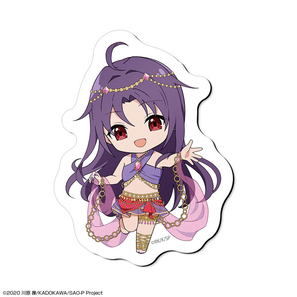 License Agent Sword Art Online Magnet Sheet Design 04 (Yuuki / Chibi Chara Dancer ver.)