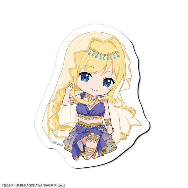 License Agent Sword Art Online Magnet Sheet Design 05 (Alice / Chibi Chara Dancer ver.)