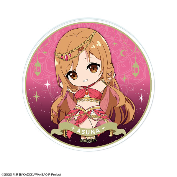 License Agent Sword Art Online Acrylic Coaster Design 01 (Asuna / Chibi Chara Dancer ver.) image 1