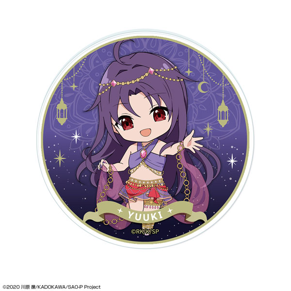 License Agent Sword Art Online Acrylic Coaster Design 04 (Yuuki / Chibi Chara Dancer ver.)