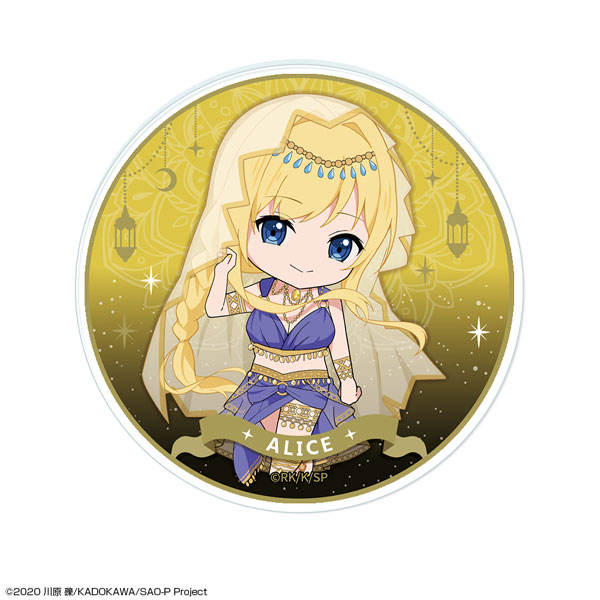 License Agent Sword Art Online Acrylic Coaster Design 05 (Alice / Chibi Chara Dancer ver.) image 1