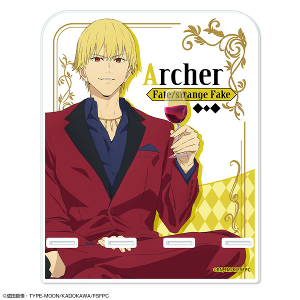 License Agent TV Anime "Fate/strange Fake" Acrylic Smartphone Stand Design 01 (Archer)