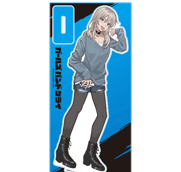 Azu Maker อนิเมะ Girls Band Cry อะคริลิคแคร่คเตอร์สแตนด์ Momoka Kawaragi vol.2 รูปภาพ 1