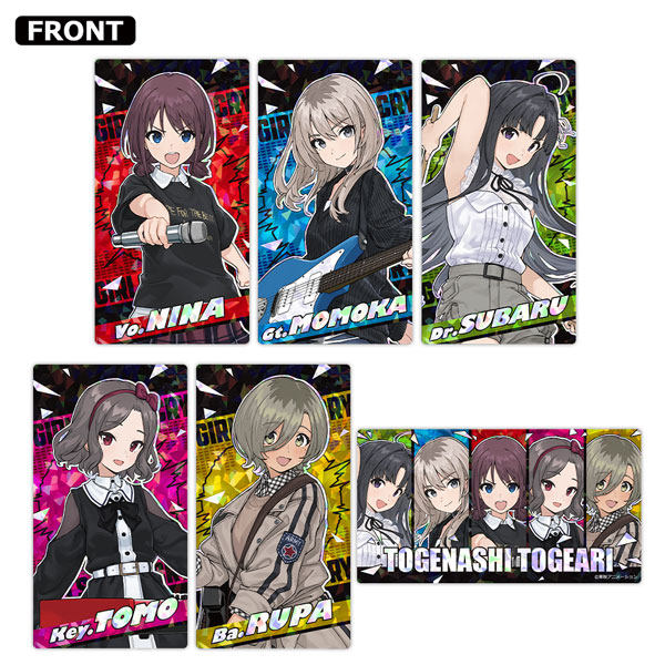 Azu Maker Anime "Girls Band Cry" Prism Visual Collection vol.2 Boîte de 6