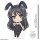 Azu Maker Anime "Seishun Buta Yarou" Series Deka PuniColle! Acrylic Figure Mai Sakurajima Bunny Girl ver. hình ảnh 4