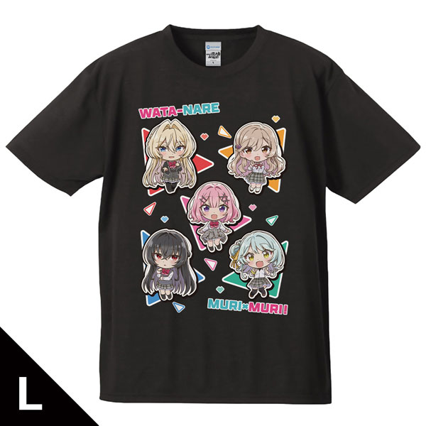 Azu Maker There's No Freaking Way I'll be Your Lover! Unless... T-Shirt Renako & Mai & Ajisai & Satsuki & Kaho Chibi L Bild 1