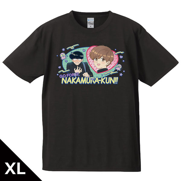 Azu Maker ทีวีอนิเมชั่น "Ganbare! Nakamura-kun!!" เสื้อยืด Okuto Nakamura & Aiki Hirose BLACKver. ไซส์ XL รูปภาพ 1