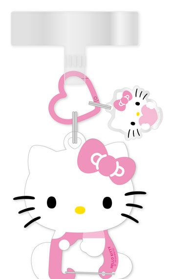 Gourmandise Sanrio Characters Mehrzweckring Plus mit Karabiner Pink Bild 1