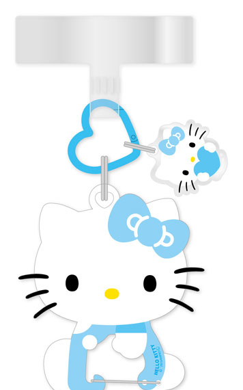 Gourmandise Sanrio Characters วงแหวนอเนกประสงค์พลัสพร้อมคาราบิเนอร์ สีน้ำเงิน รูปภาพ 1