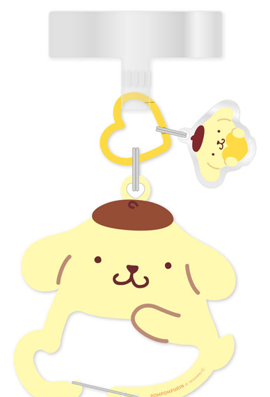 Gourmandise Sanrio Characters วงแหวนอเนกประสงค์พลัสพร้อมตะขอเกี่ยว Pom Pom Purin รูปภาพ 1