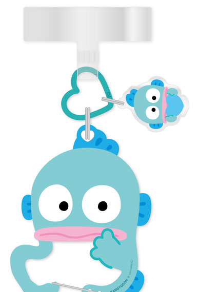 Gourmandise Sanrio Characters วงแหวนอเนกประสงค์พลัสพร้อมตะขอเกี่ยว Hangyodon รูปภาพ 1