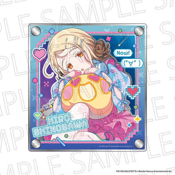 SR-GYM Gakuen iDOLM@STER Placa Espejo Acrílico de 3 Capas Mirakuru Na Now! Hiro Shinosawa