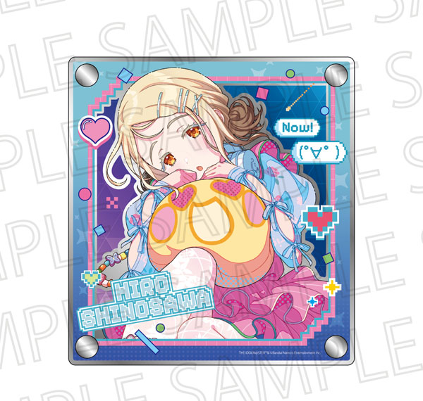 SR-GYM Gakuen iDOLM@STER แผ่นกระจกอะคริลิก 3 ชั้น Mirakuru Na Now! Hiro Shinosawa รูปภาพ 1