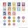 SR-GYM Gakuen iDOLM@STER Trading Sticker 13Pack BOX gambar 2