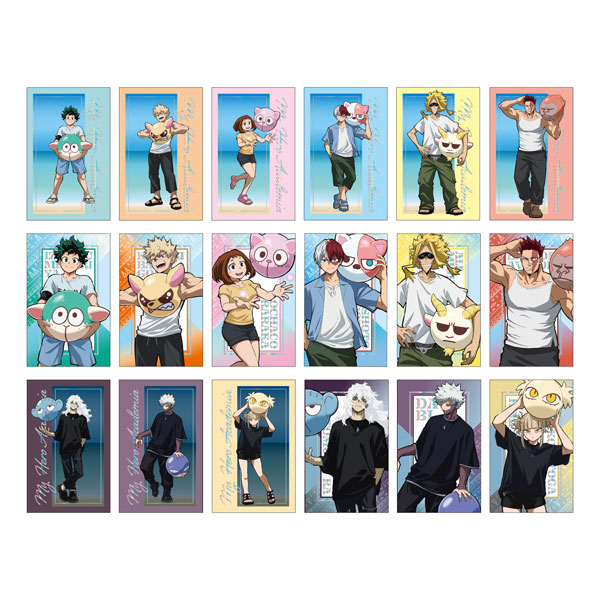 Toho My Hero Academia Trading Foil Photo Card Animal Beach Ball Ver.2 15Pack BOX