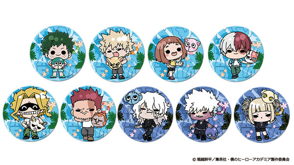 Toho My Hero Academia Animal Beach Ball mochocho Trading 3way Tin Badge 9Pack BOX