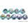 Toho My Hero Academia Animal Beach Ball mochocho Trading 3way Tin Badge 9Pack BOX image 2
