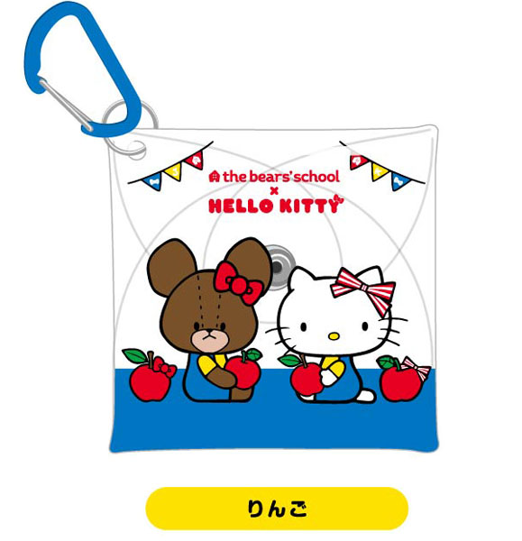 Bandai Multipurpose Clear Case SS Size The Bear's School x Hello Kitty 03 Apple