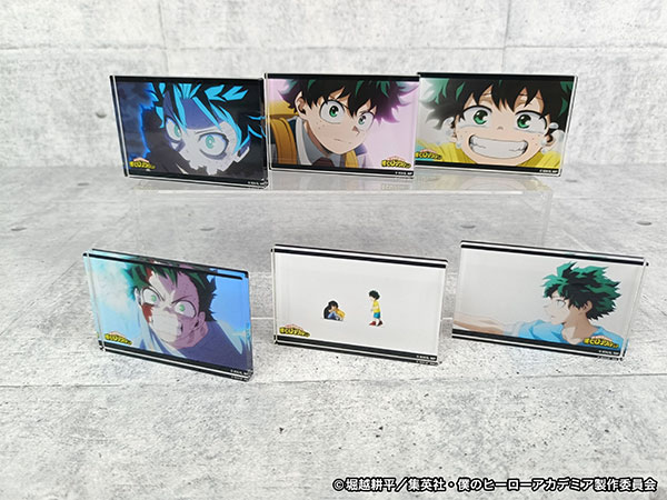 Nihon TV Service My Hero Academia Trading Scene Photo Acrylblock -Midoriya ver.- vol.3 6Pack BOX Bild 1