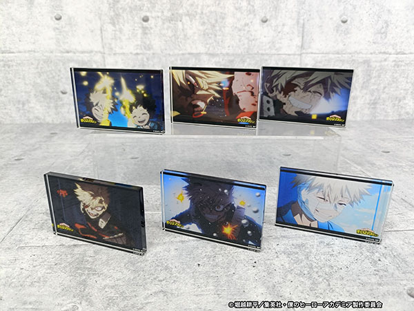 Nihon TV Service My Hero Academia Trading Scene Photo Acrylic Block -Bakugo ver.- vol.2 6Pack BOX รูปภาพ 1