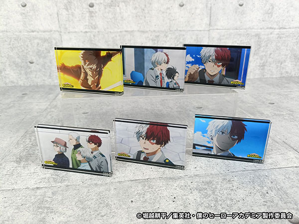 Nihon TV Service My Hero Academia Trading Scene Photo Acrylblock -Todoroki Ver.- vol.2 6er Pack BOX Bild 1